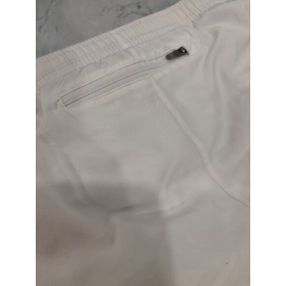 Nike Dri-Fit Running Shorts White Sz Small Pull On Swoosh Workout Sportswear Gym - Picture 6 of 7